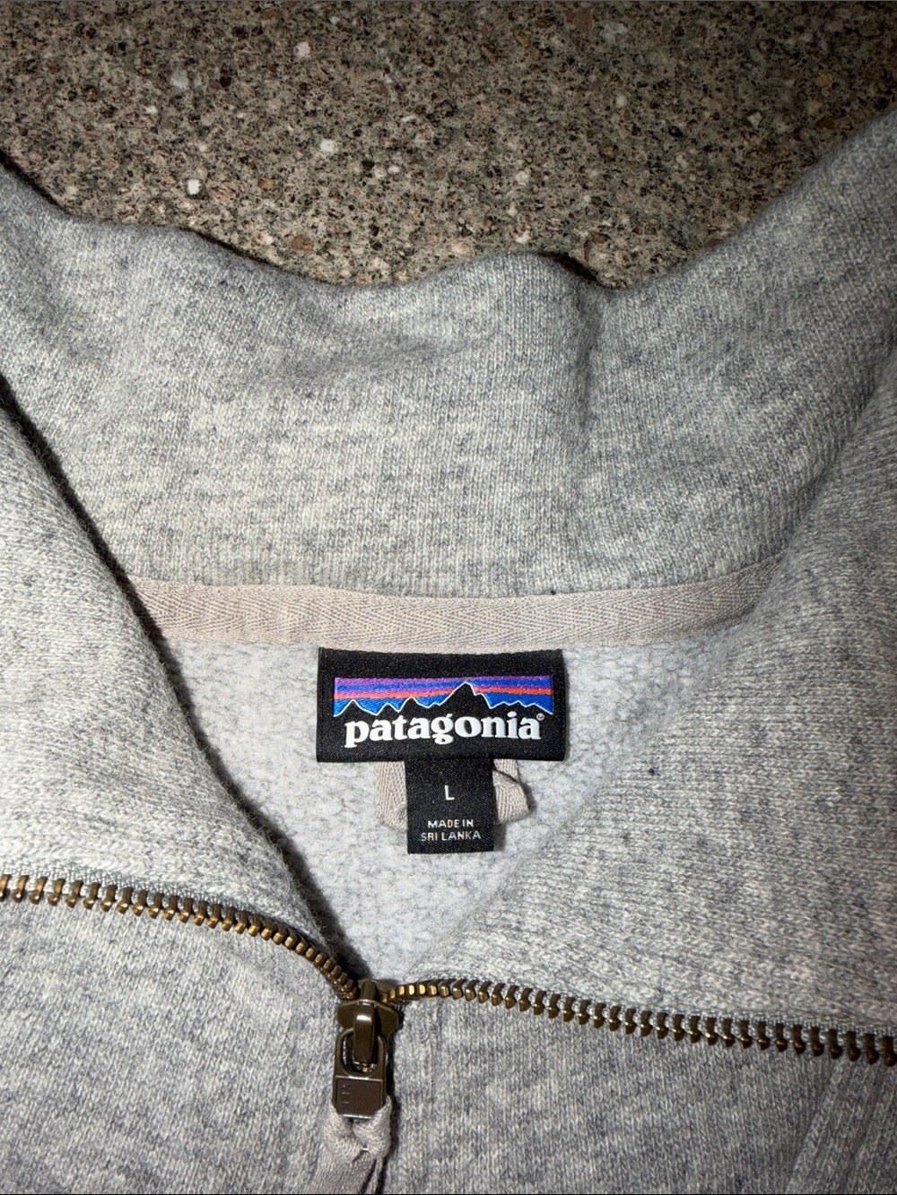 Patagonia Wool Blend Half-Zip Pullover Cowl Neck Sweater - Picture 2 of 5